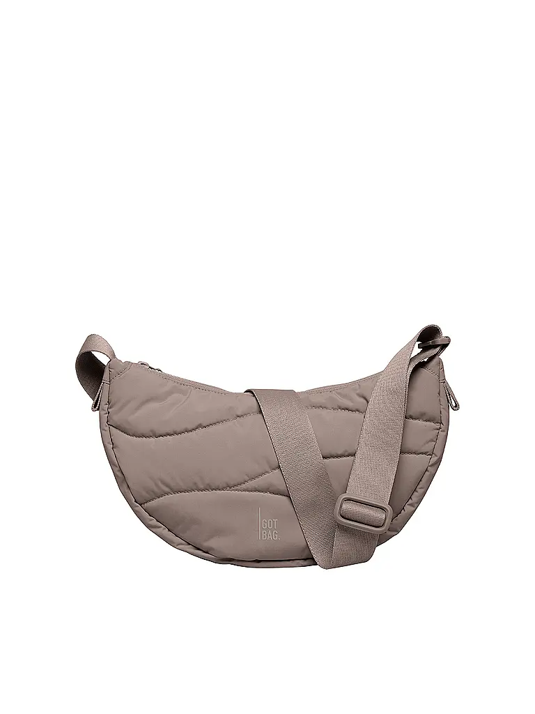 GOT BAG | Sac - Sac bandoulière WAVY PUFFER MOON BAG | hellbraun