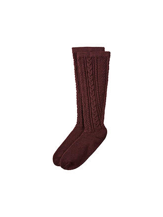 GOTTSEIDANK | Chaussettes traditionnelles LOISACH figue
