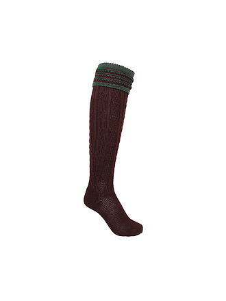 GOTTSEIDANK | Chaussettes traditionnelles figue - sapin