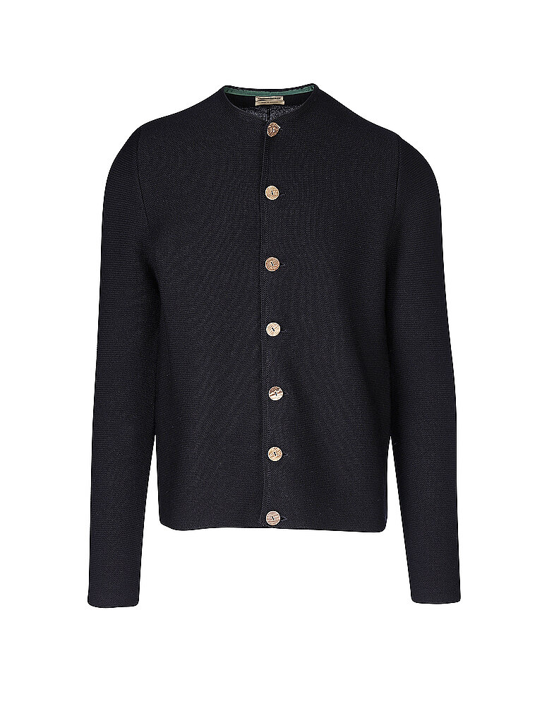 Gilet traditionnel en tricot ALOISIUS bleu S
