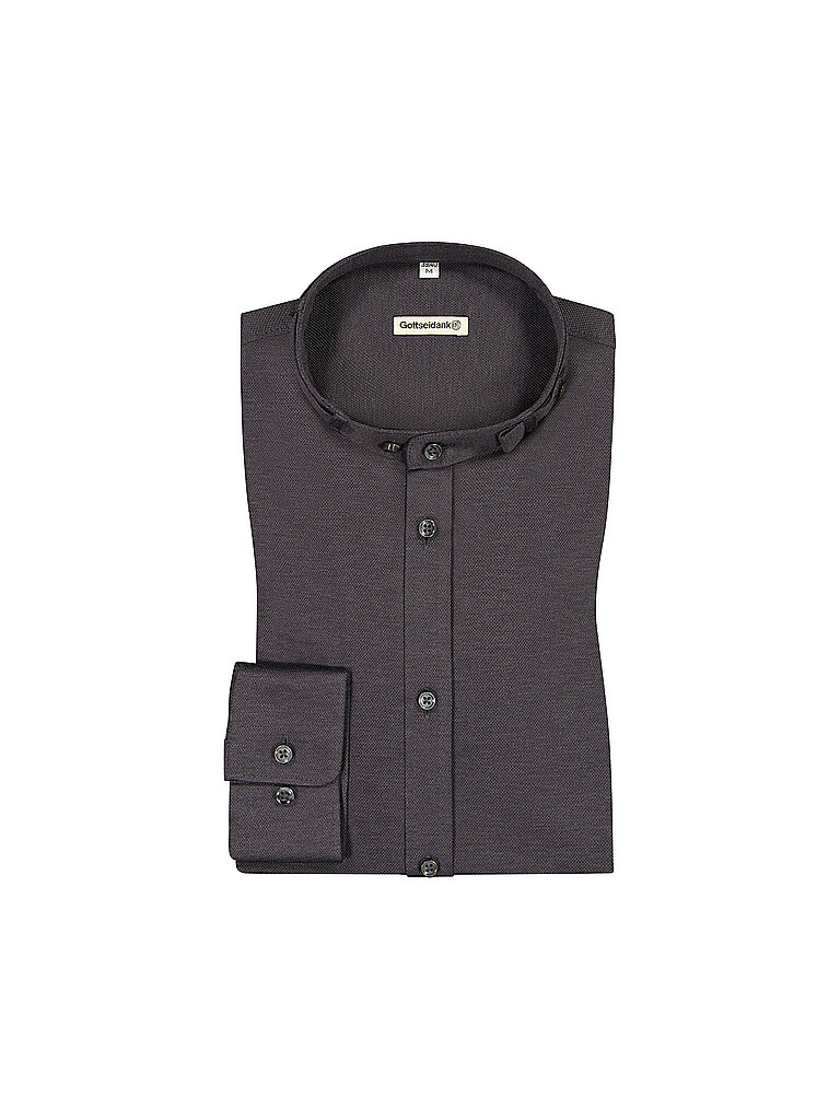 Chemise traditionnelle LENZ gris S