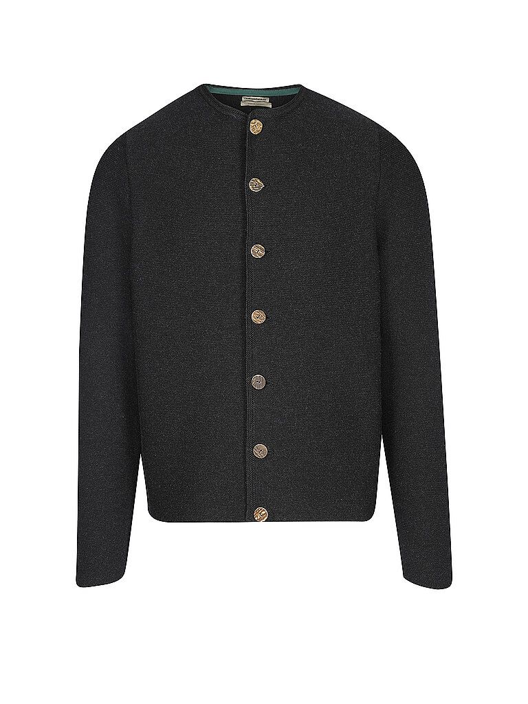 Gilet traditionnel en tricot Anselm noir S