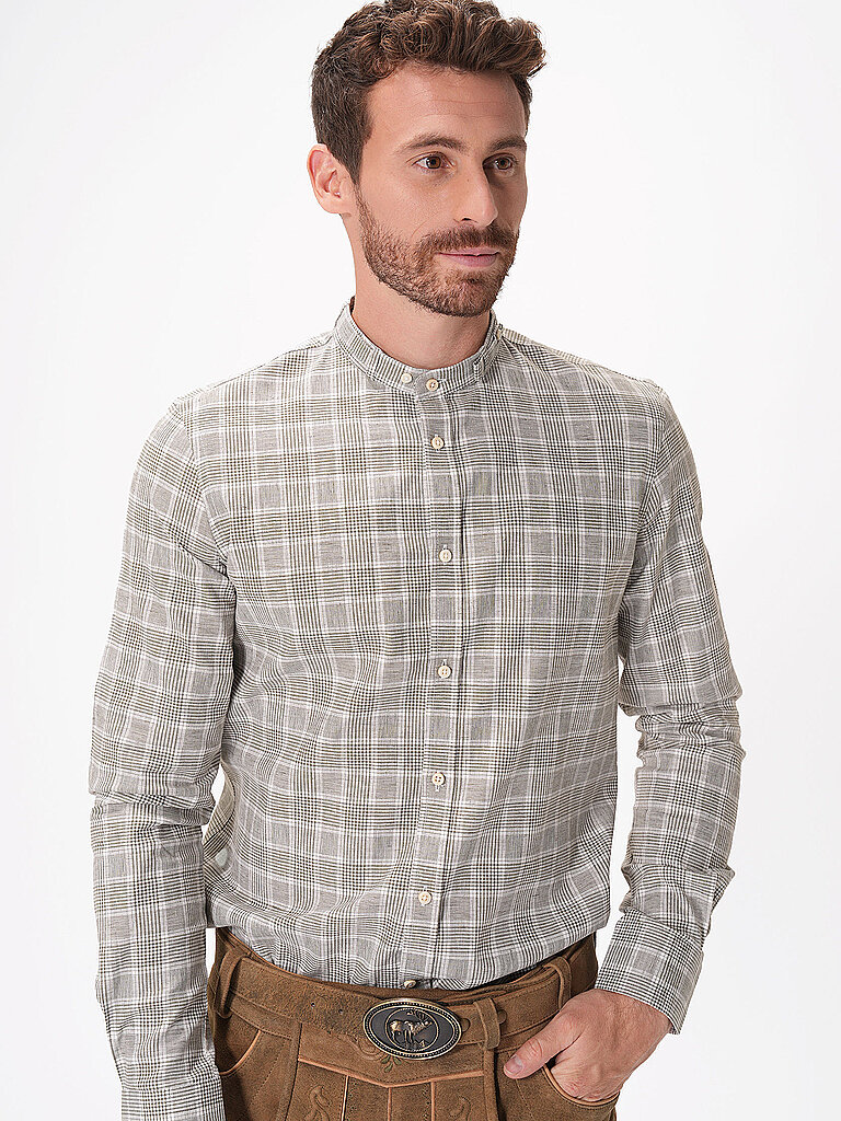Chemise traditionnelle LENZ olive L
