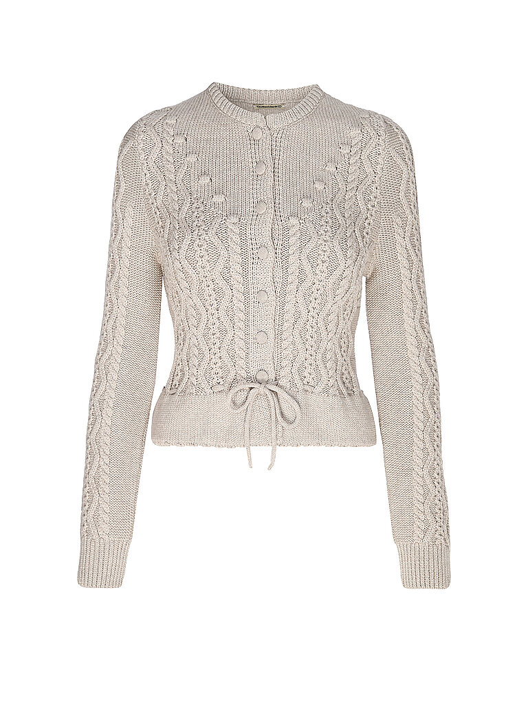 Gilet traditionnel en tricot LENE beige L
