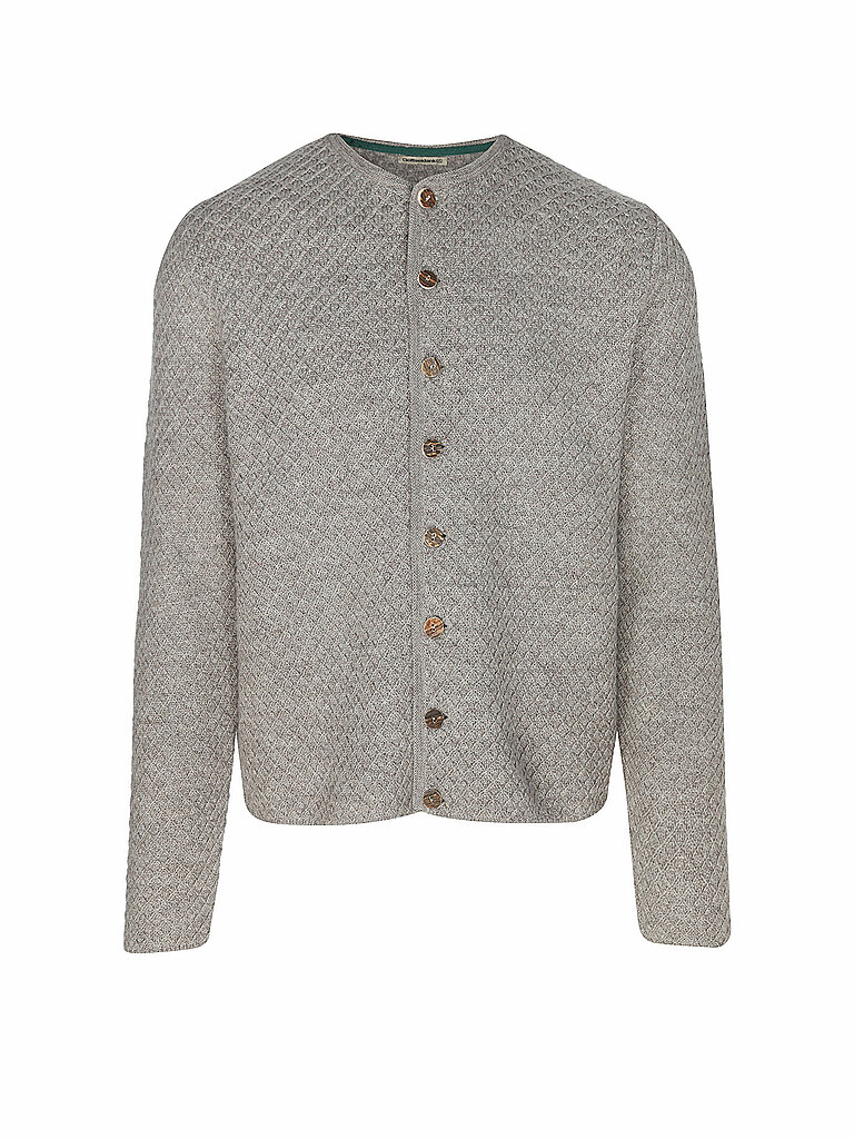 Gilet traditionnel en tricot XAVER gris clair XL
