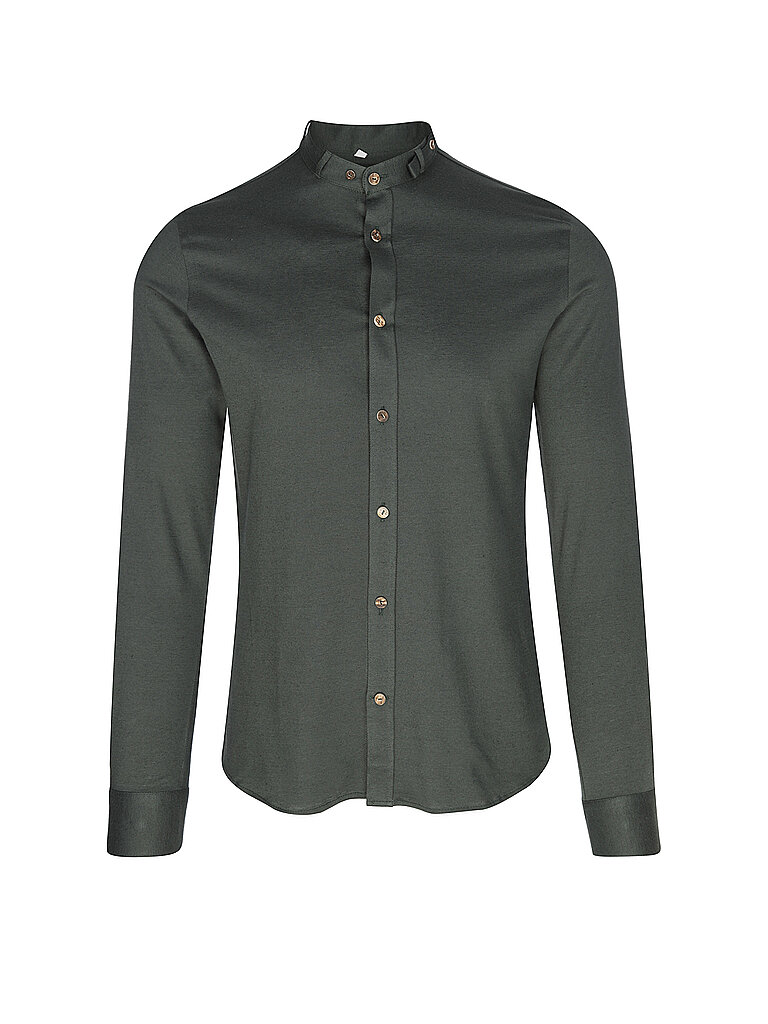 Chemise traditionnelle LENZ vert foncé S