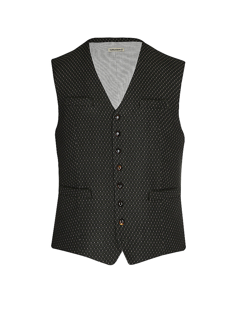 Gilet traditionnel ELIAS vert foncé 56