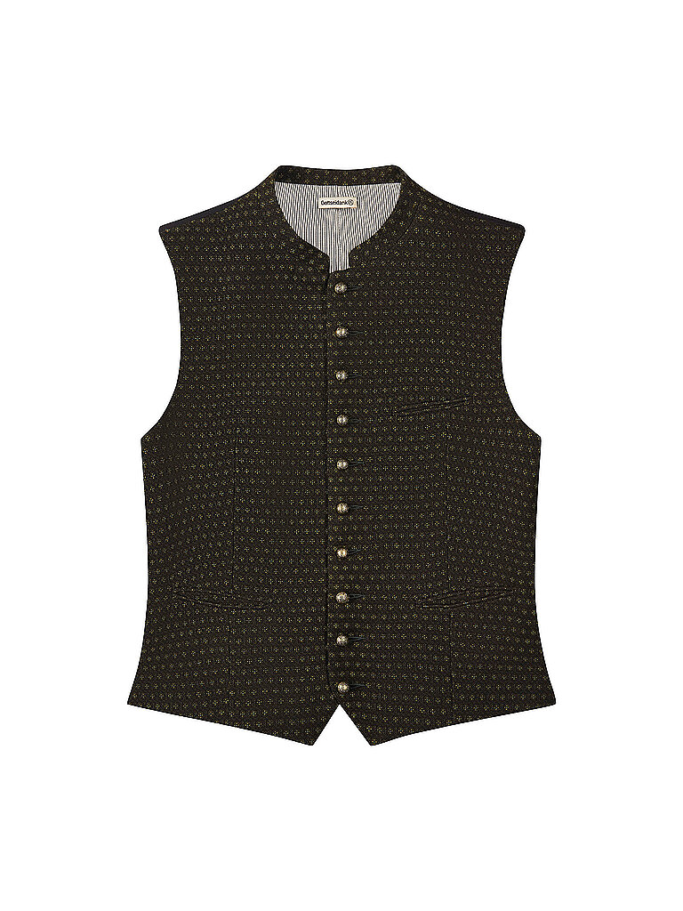Gilet traditionnel KONSTANTIN vert foncé 46