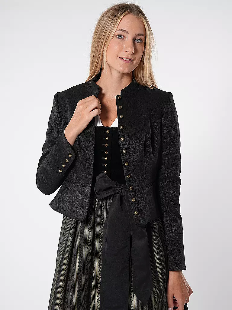 GOTTSEIDANK | Blazer traditionnel BARBARA | schwarz