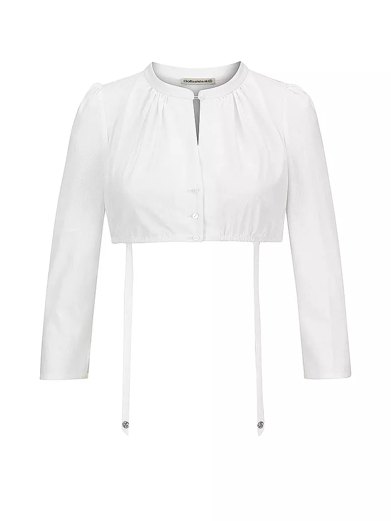 GOTTSEIDANK | Blouse de Dirndl DONE | creme