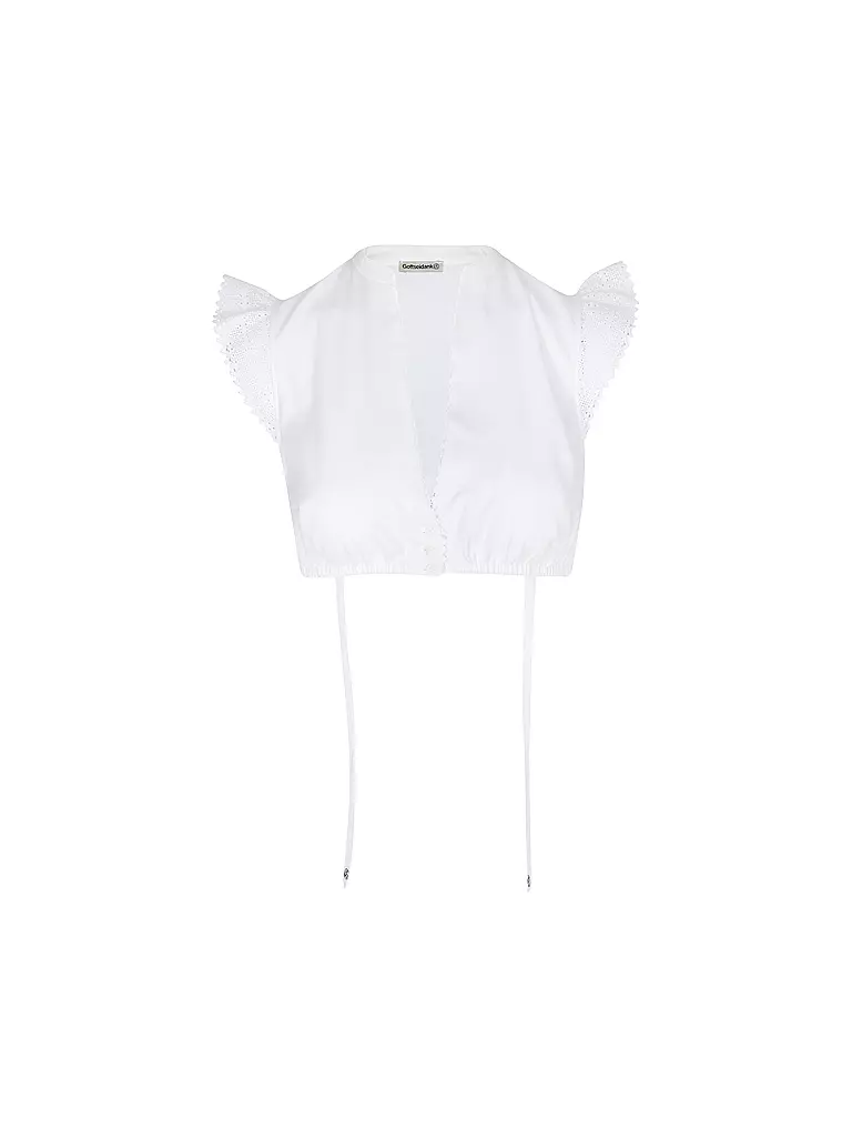 GOTTSEIDANK | Blouse de Dirndl JOSI | Blanc