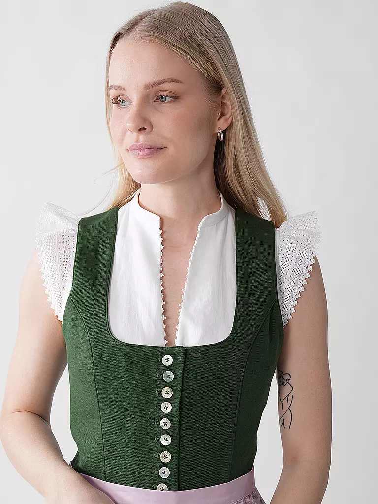 GOTTSEIDANK | Blouse de Dirndl JOSI | Blanc