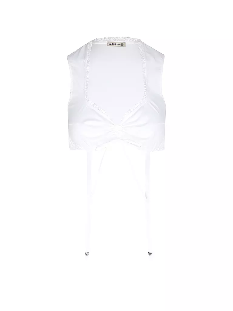 GOTTSEIDANK | Blouse de Dirndl MARESA | weiss