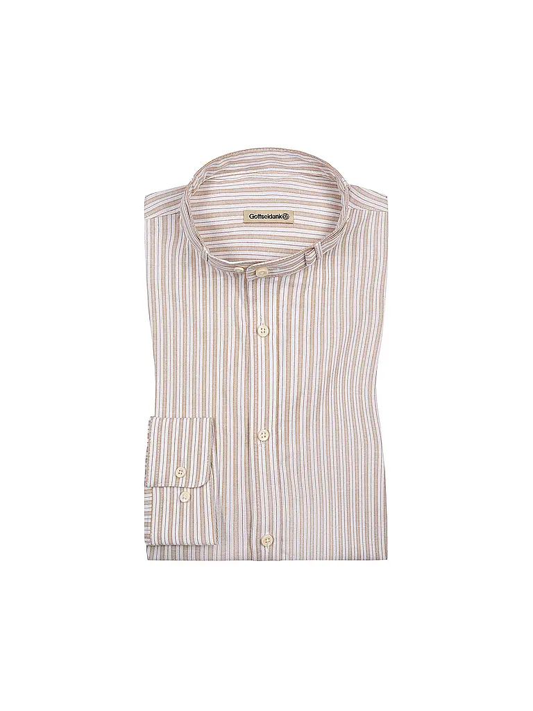 GOTTSEIDANK | Chemise traditionnelle LENZ | camel