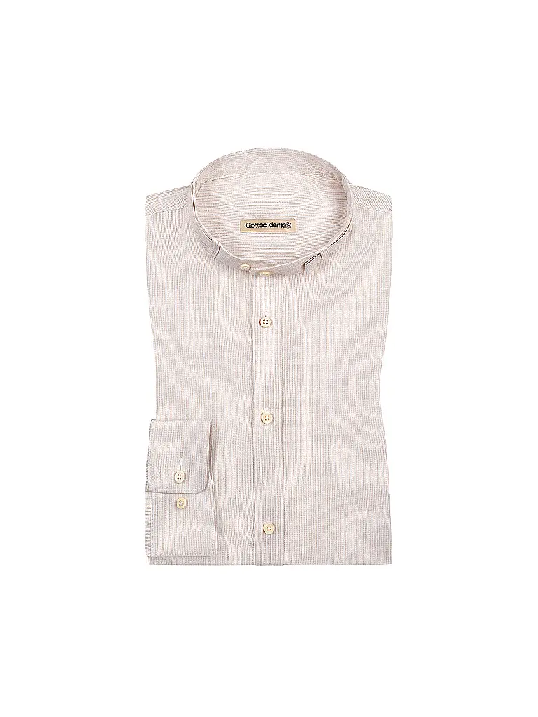 GOTTSEIDANK | Chemise traditionnelle LENZ | camel