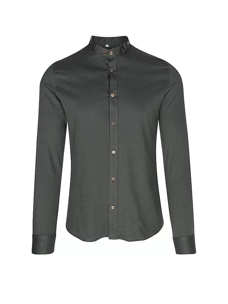 GOTTSEIDANK | Chemise traditionnelle LENZ | Vert foncé