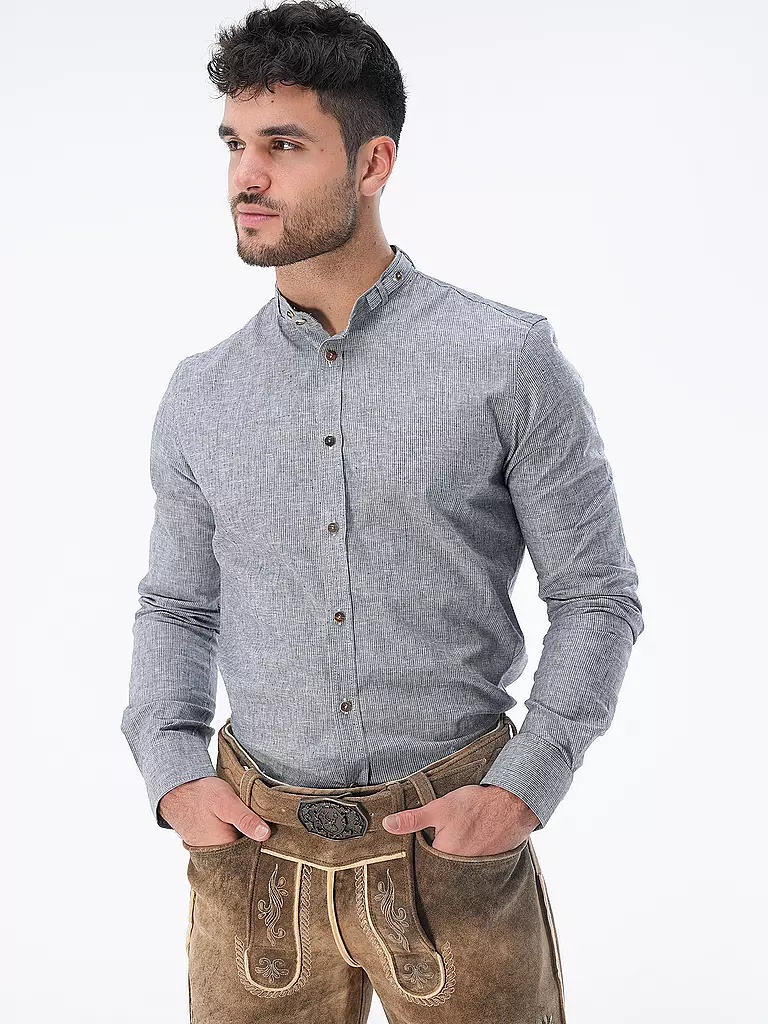 GOTTSEIDANK | Chemise traditionnelle LENZ | Bleu