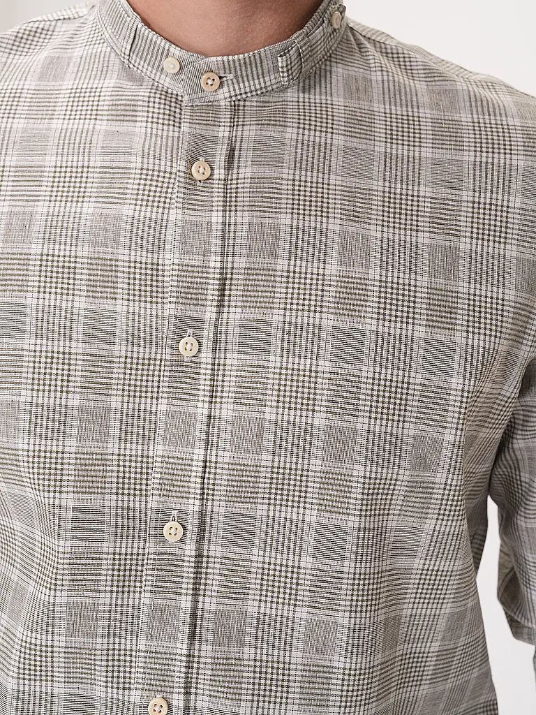 GOTTSEIDANK | Chemise traditionnelle LENZ | Olive