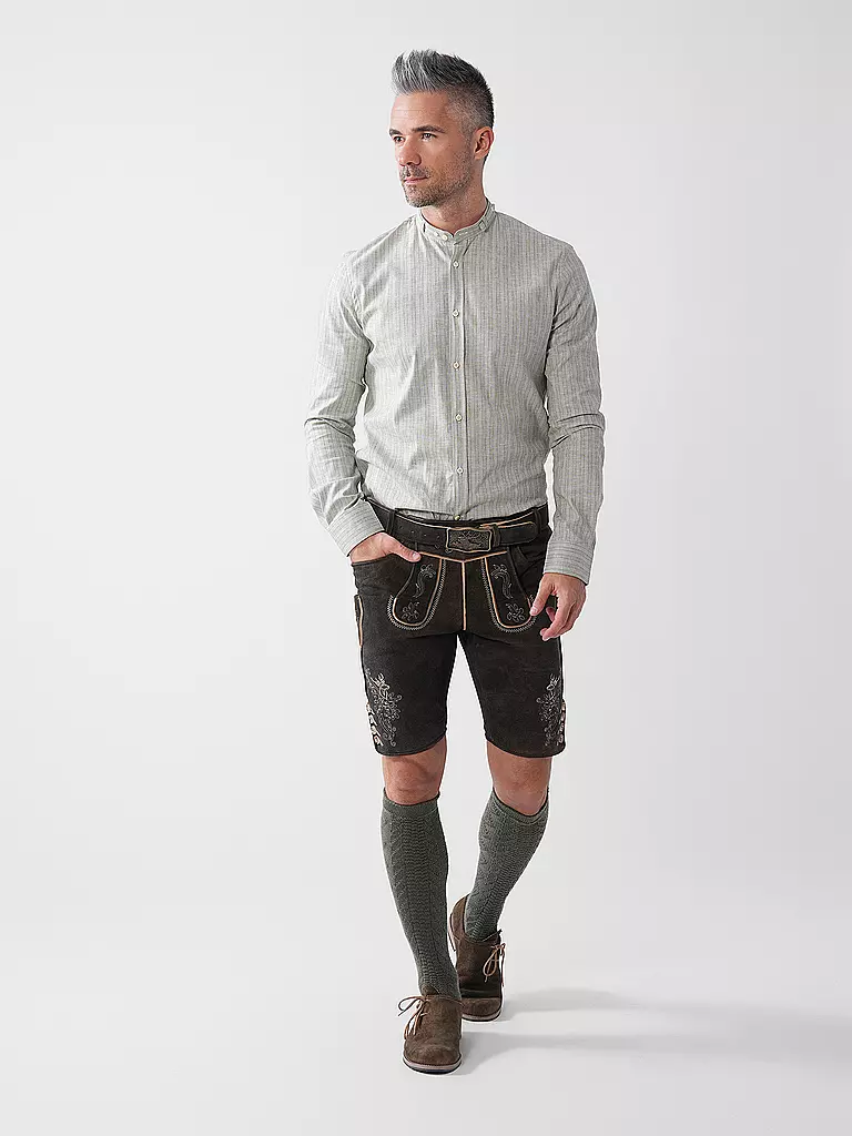 GOTTSEIDANK | Chemise traditionnelle LENZ | Vert clair