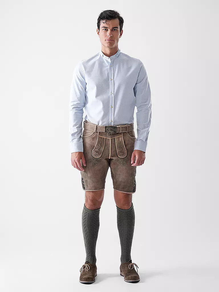 GOTTSEIDANK | Chemise traditionnelle LENZ | Bleu clair