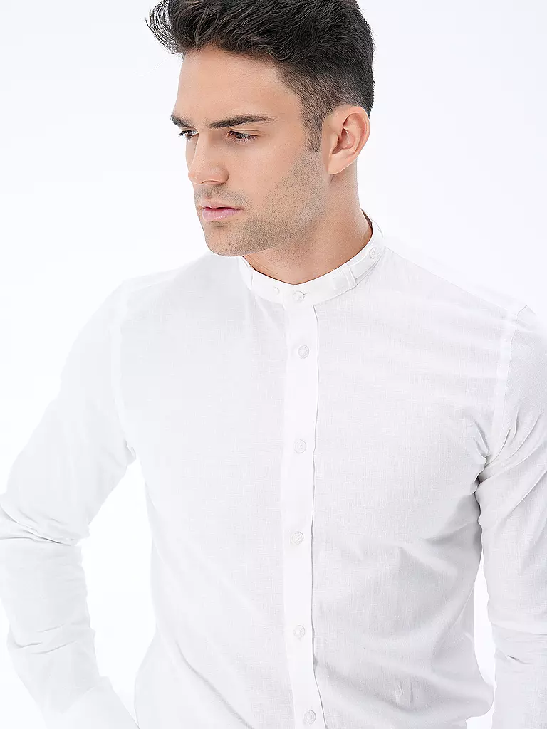 GOTTSEIDANK | Chemise traditionnelle LENZ | Blanc