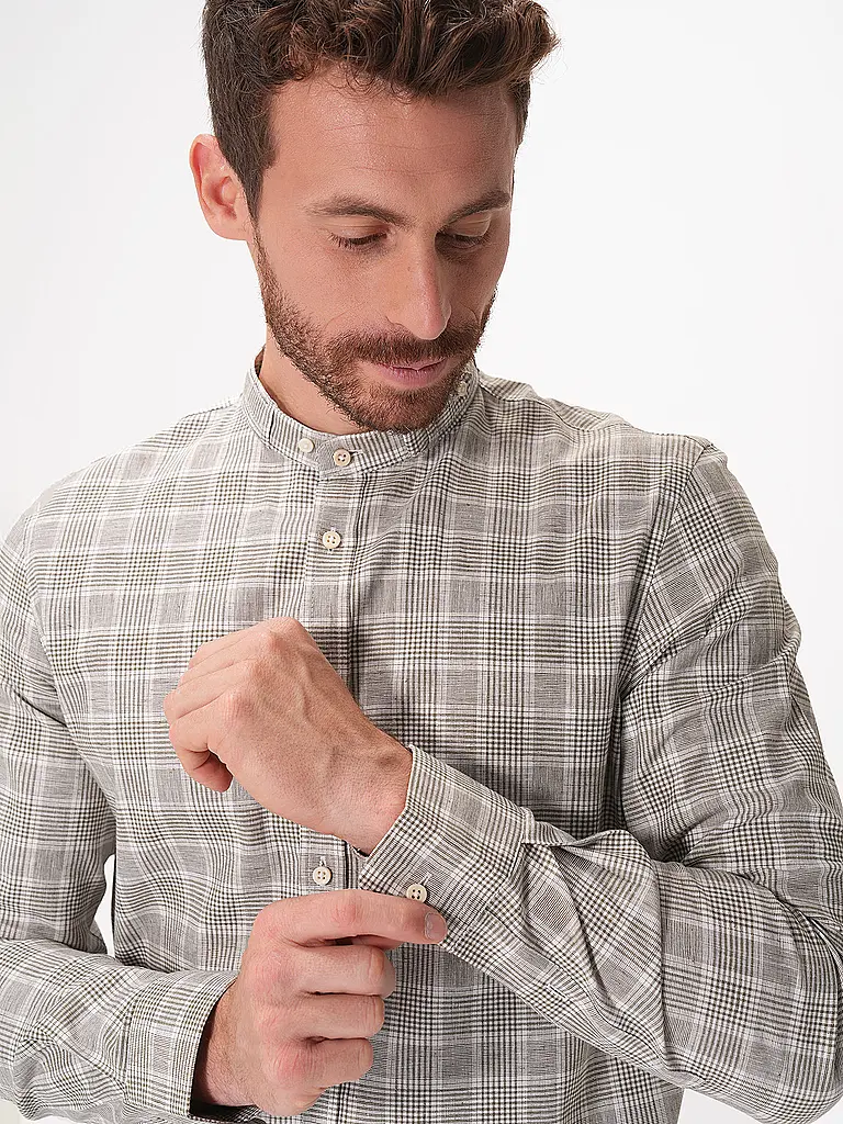 GOTTSEIDANK | Chemise traditionnelle LENZ | Olive