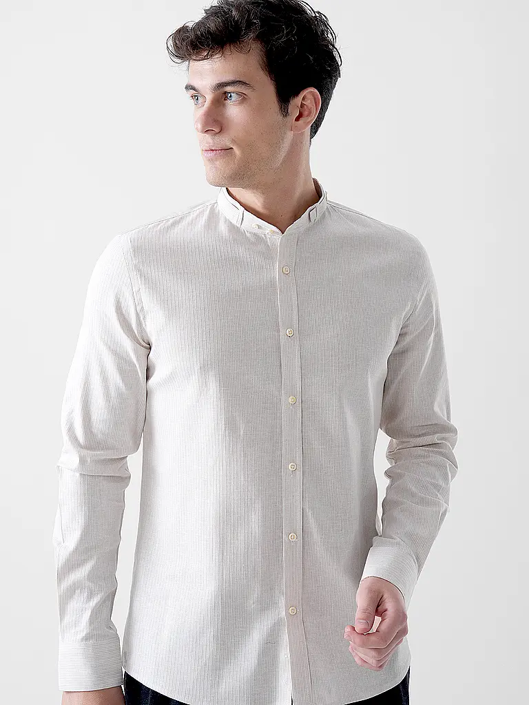 GOTTSEIDANK | Chemise traditionnelle LENZ | camel