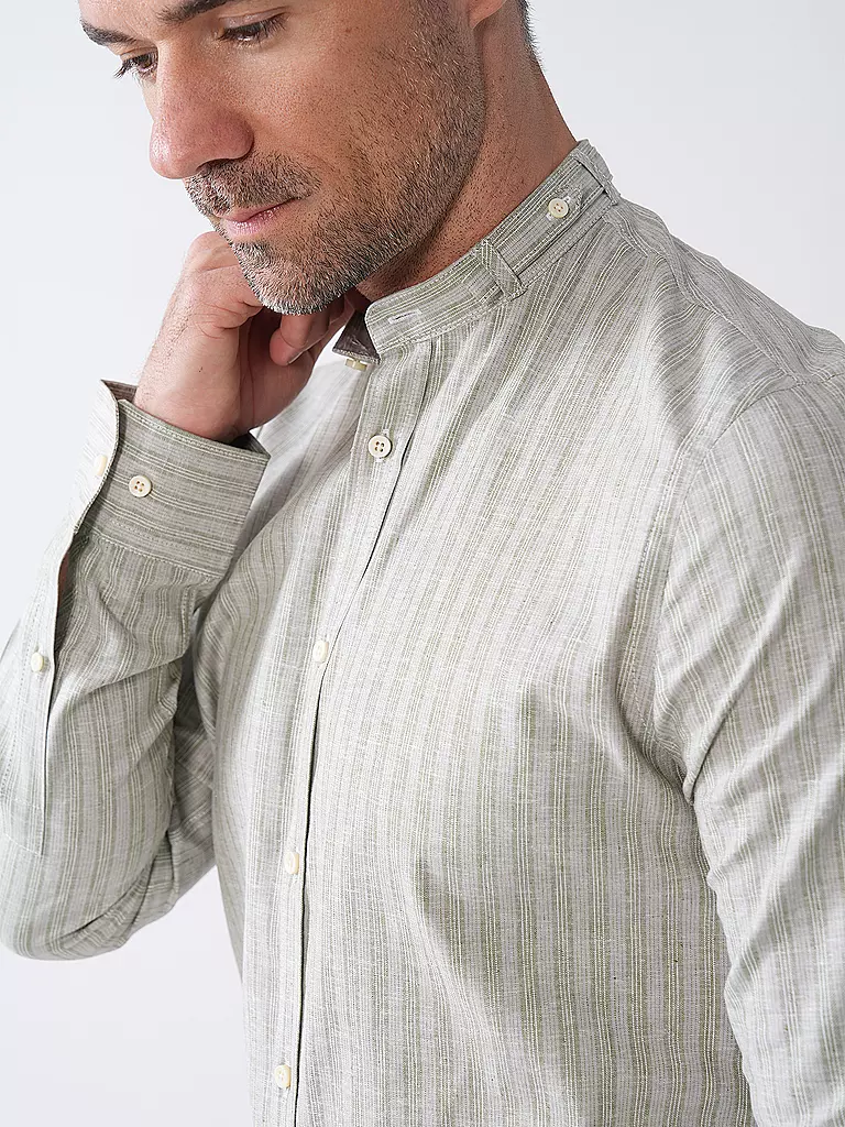 GOTTSEIDANK | Chemise traditionnelle LENZ | Vert clair