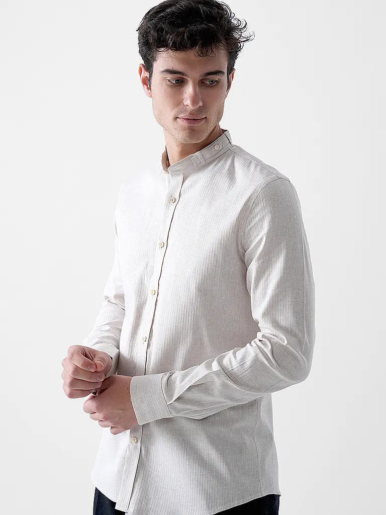 GOTTSEIDANK | Chemise traditionnelle LENZ | camel