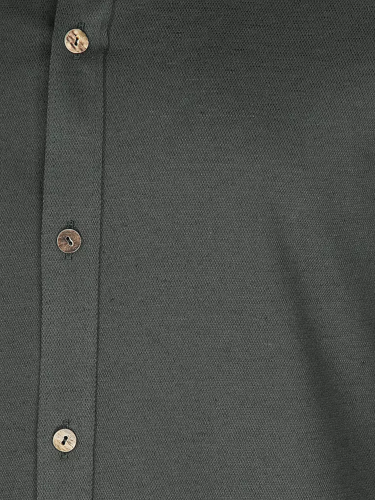 GOTTSEIDANK | Chemise traditionnelle LENZ | Vert foncé