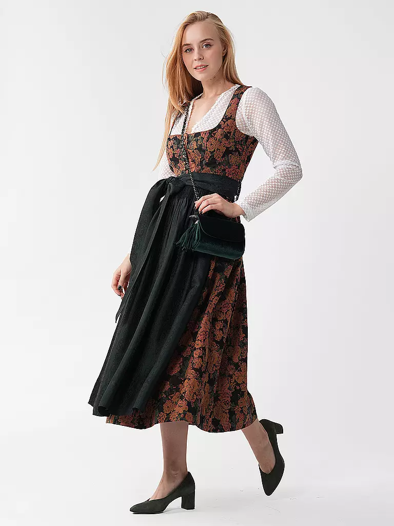 GOTTSEIDANK | Dirndl ANNABELL 80cm | Noir