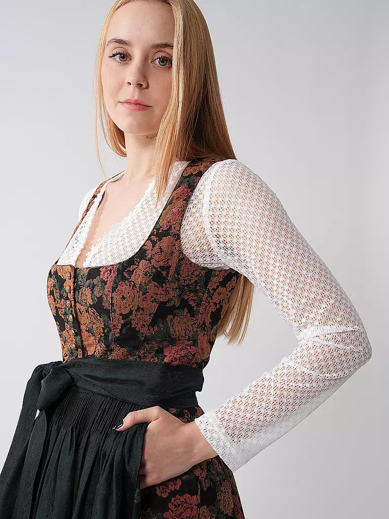 GOTTSEIDANK | Dirndl ANNABELL 80cm | Noir