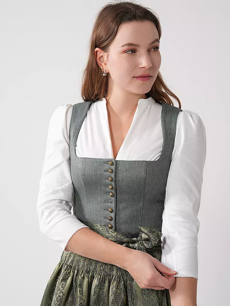 GOTTSEIDANK | Dirndlbluse POMPATUR | Blanc