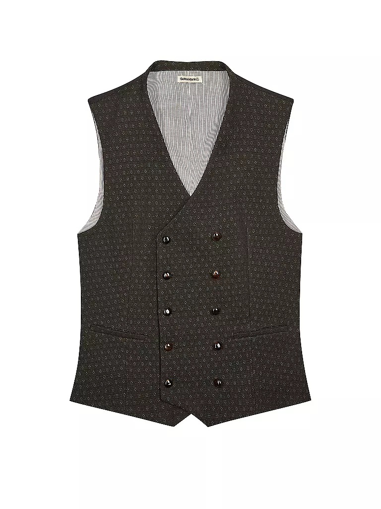 GOTTSEIDANK | Gilet traditionnel ADAM | Olive