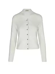 GOTTSEIDANK | Gilet traditionnel ANNA coupe slim | Crème