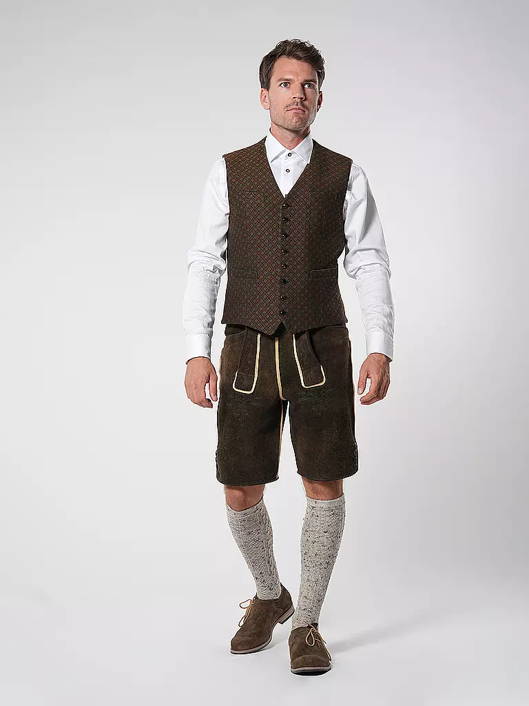 GOTTSEIDANK | Gilet traditionnel ELIAS | Marron