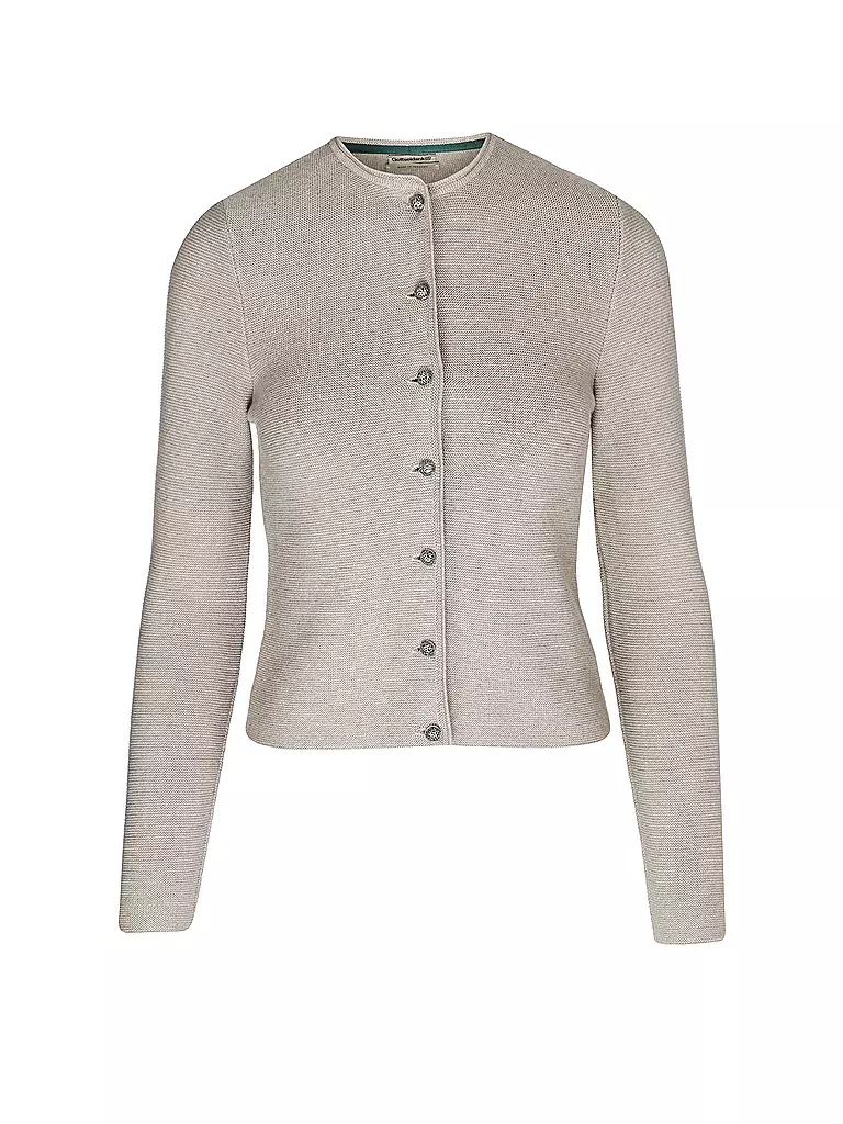 GOTTSEIDANK | Gilet traditionnel en tricot ALOISIA | creme