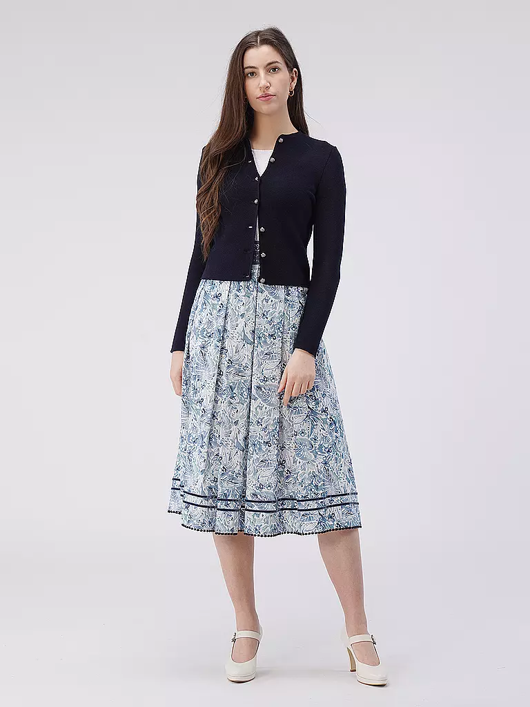 GOTTSEIDANK | Gilet traditionnel en tricot ALOISIA | dunkelblau