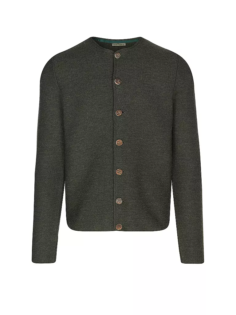 GOTTSEIDANK | Gilet traditionnel en tricot ALOISIUS | grün
