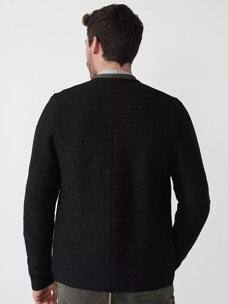 GOTTSEIDANK | Gilet traditionnel en tricot ALOISIUS | schwarz
