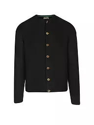 GOTTSEIDANK | Gilet traditionnel en tricot Anselm | Vert foncé