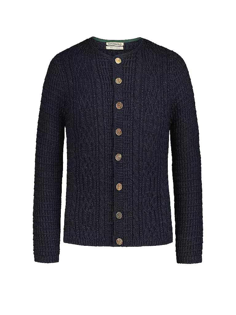 GOTTSEIDANK | Gilet traditionnel en tricot ANTON | blau