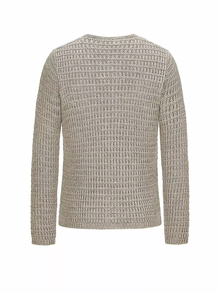 GOTTSEIDANK | Gilet traditionnel en tricot ANTON | beige