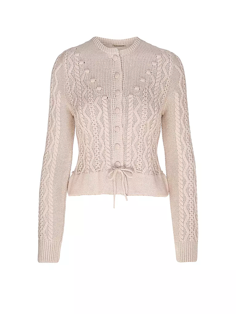 GOTTSEIDANK | Gilet traditionnel en tricot LENE | rosa