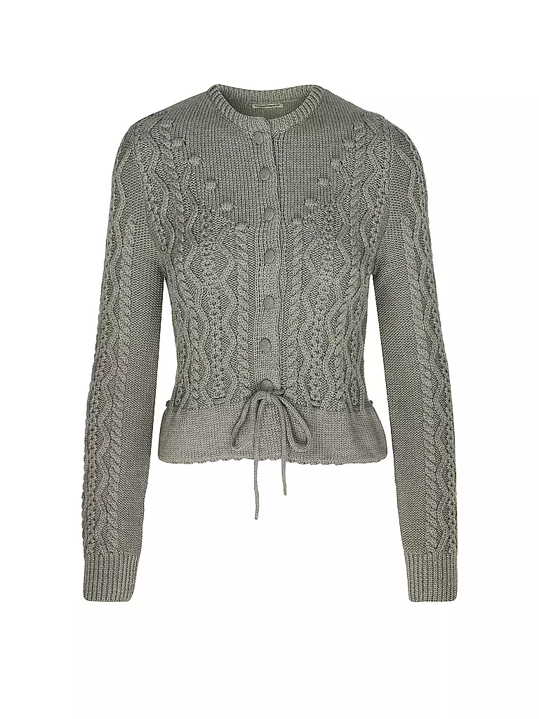 GOTTSEIDANK | Gilet traditionnel en tricot LENE | grün