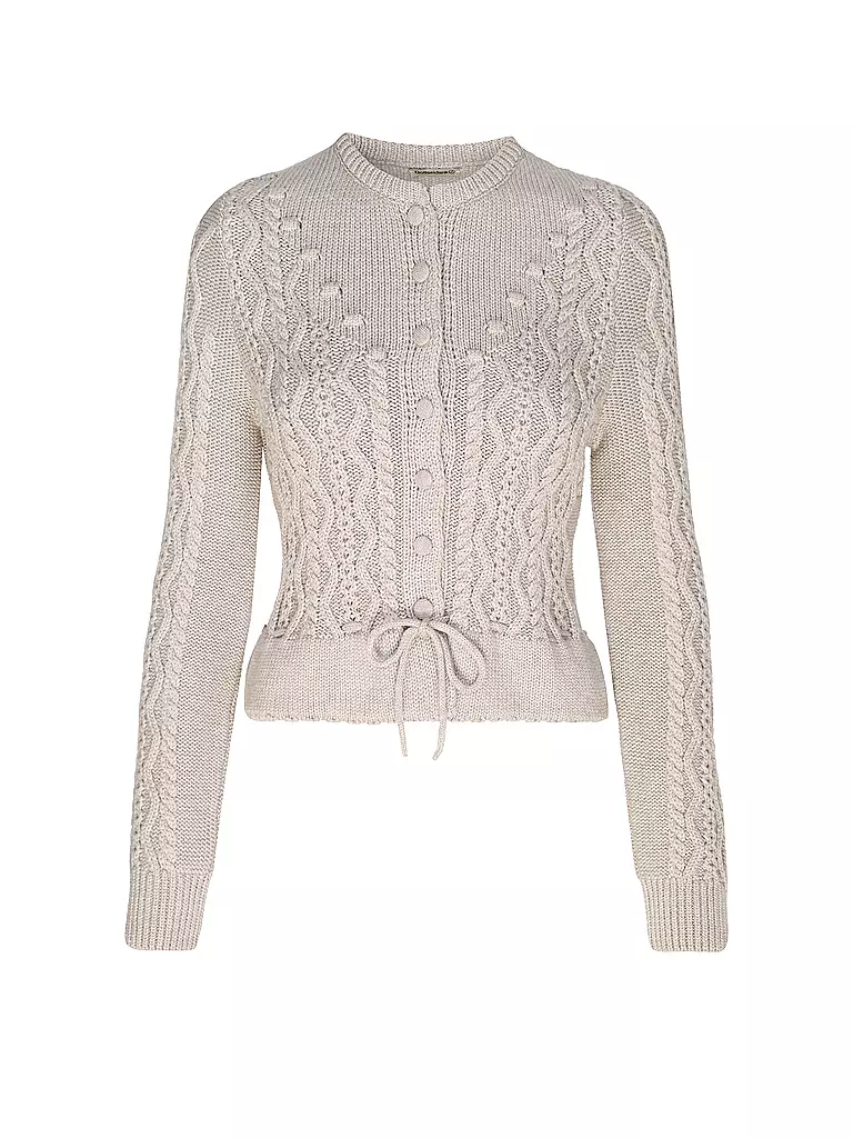 GOTTSEIDANK | Gilet traditionnel en tricot LENE | beige