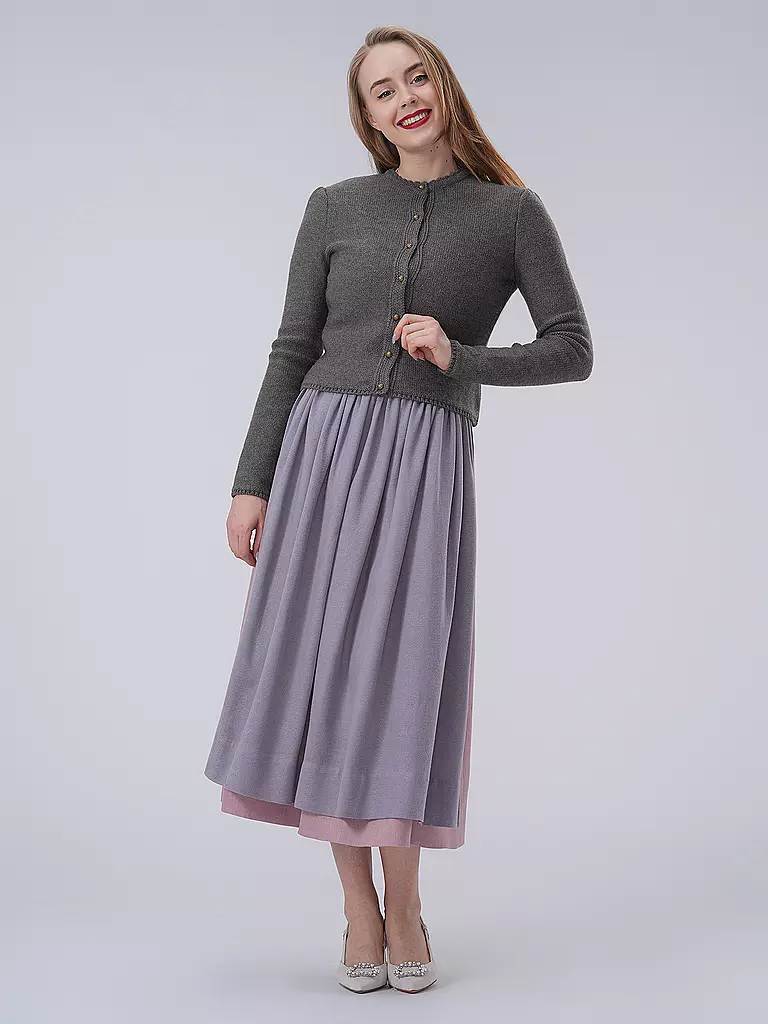 GOTTSEIDANK | Gilet traditionnel en tricot MIRL | grau