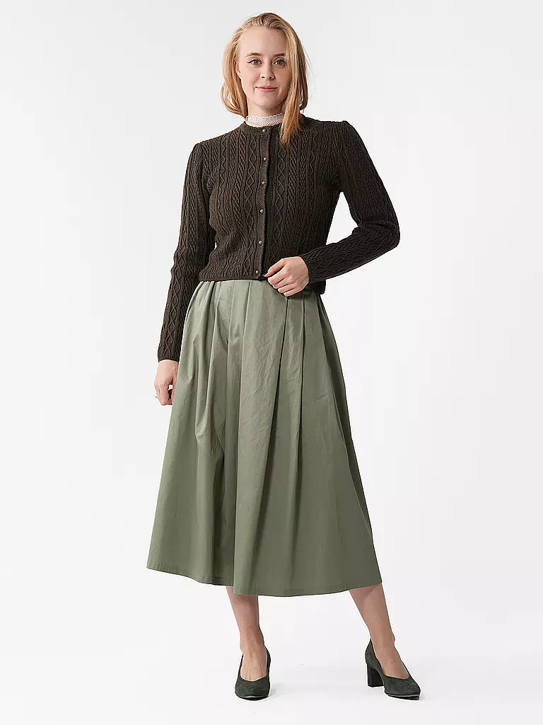 GOTTSEIDANK | Gilet traditionnel en tricot SOPHIA | olive