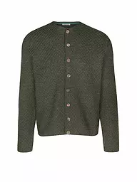 GOTTSEIDANK | Gilet traditionnel en tricot Xavier | Vert foncé