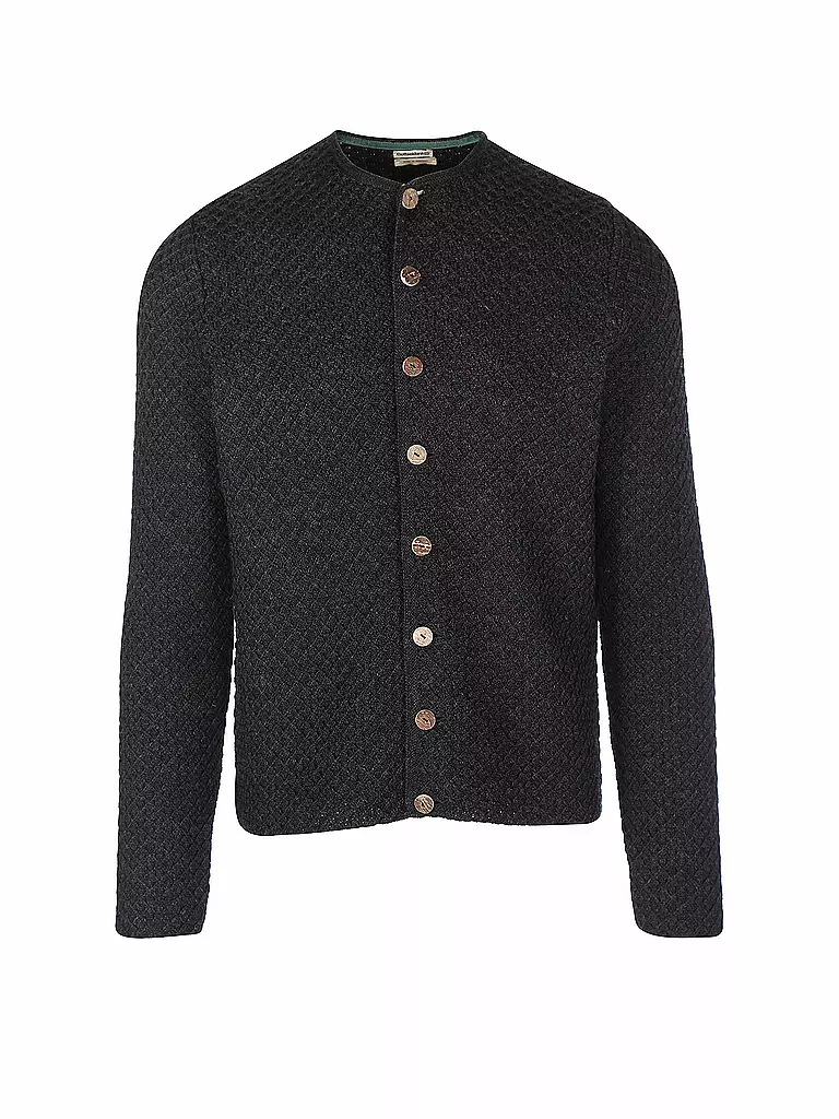 GOTTSEIDANK | Gilet traditionnel en tricot XAVER | schwarz